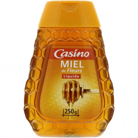 CASINO Miel de fleurs Liquide 250g